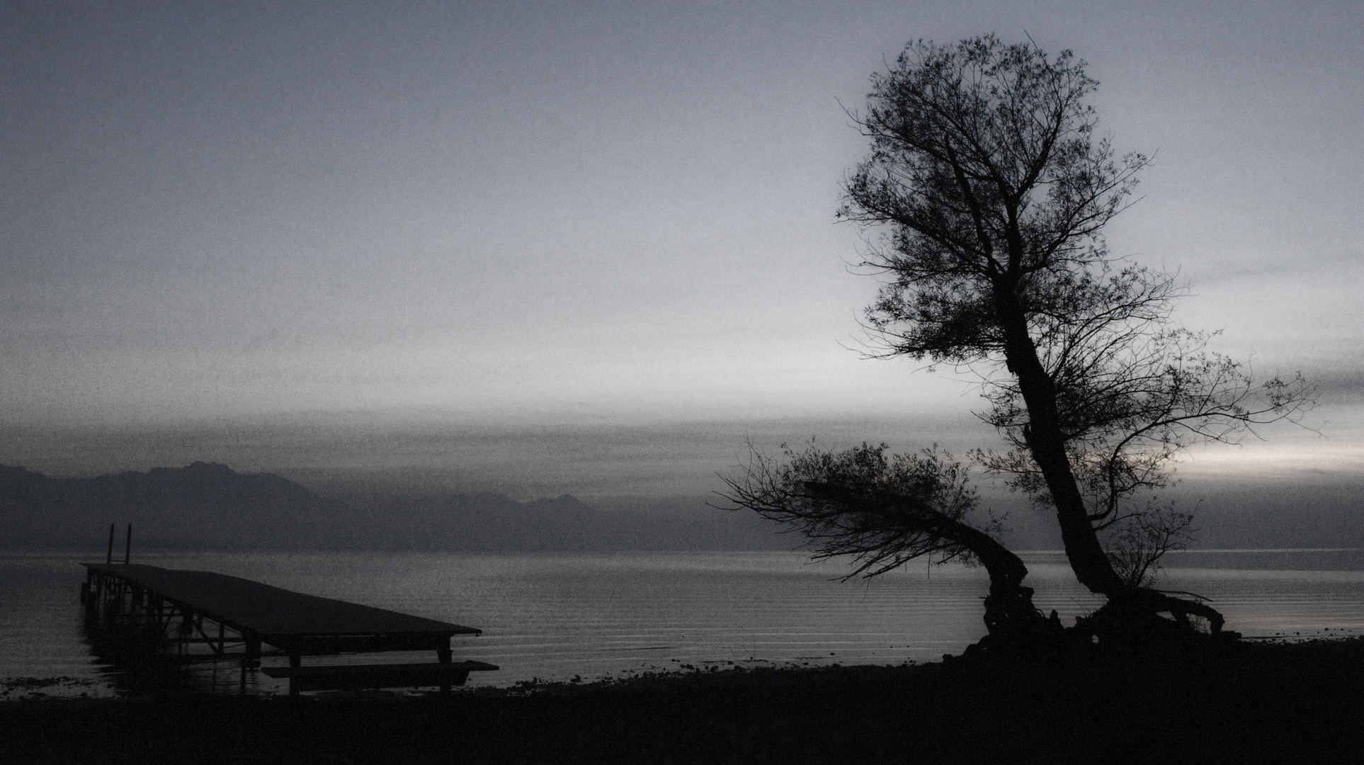 Chiemsee nach Sonnenuntergang