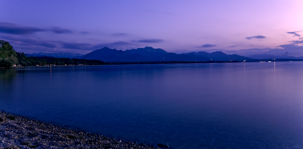 Chiemsee nach Sonnenuntergang