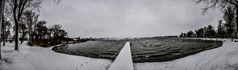 Chiemsee Panorama im Winter