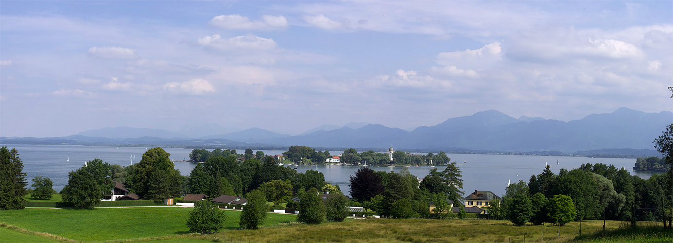 Chiemsee Panorama Nummer Drei