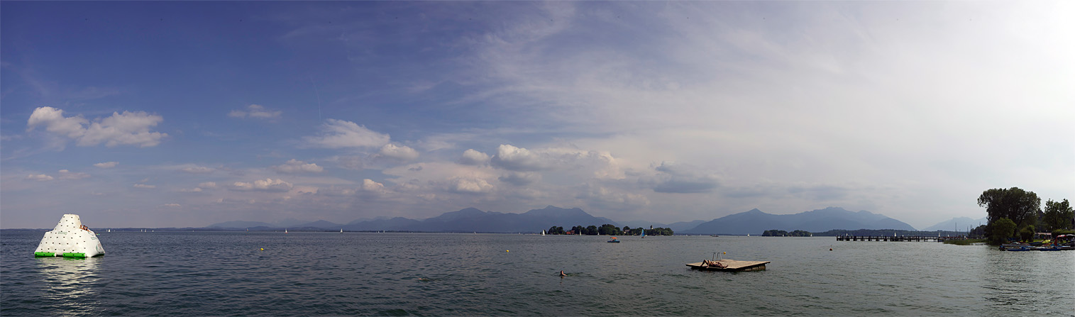 Chiemsee Panorama Nummer Sechs