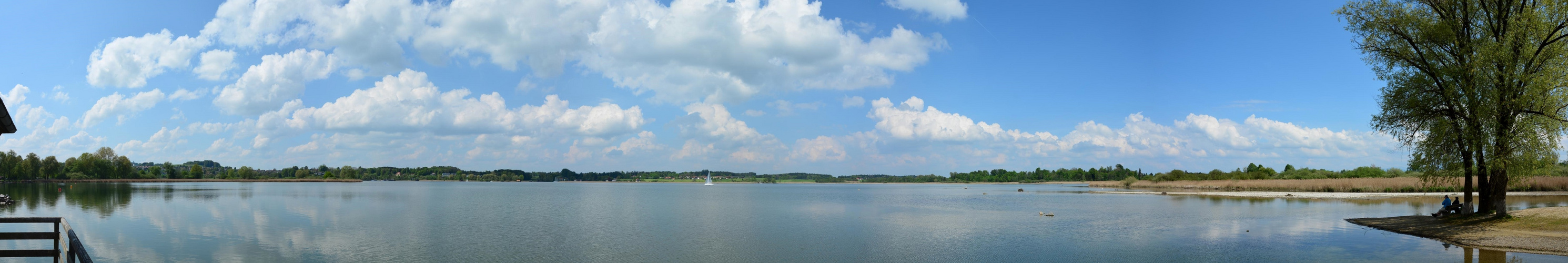 Chiemsee-Panorama Rimstinger Badeplatz