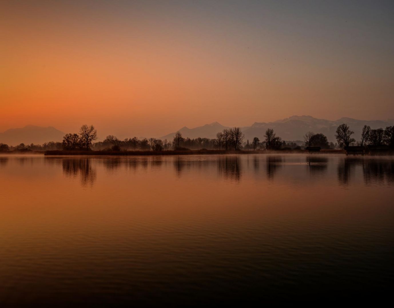 Chiemsee (Rimsting) Sonnenaufgang (2)