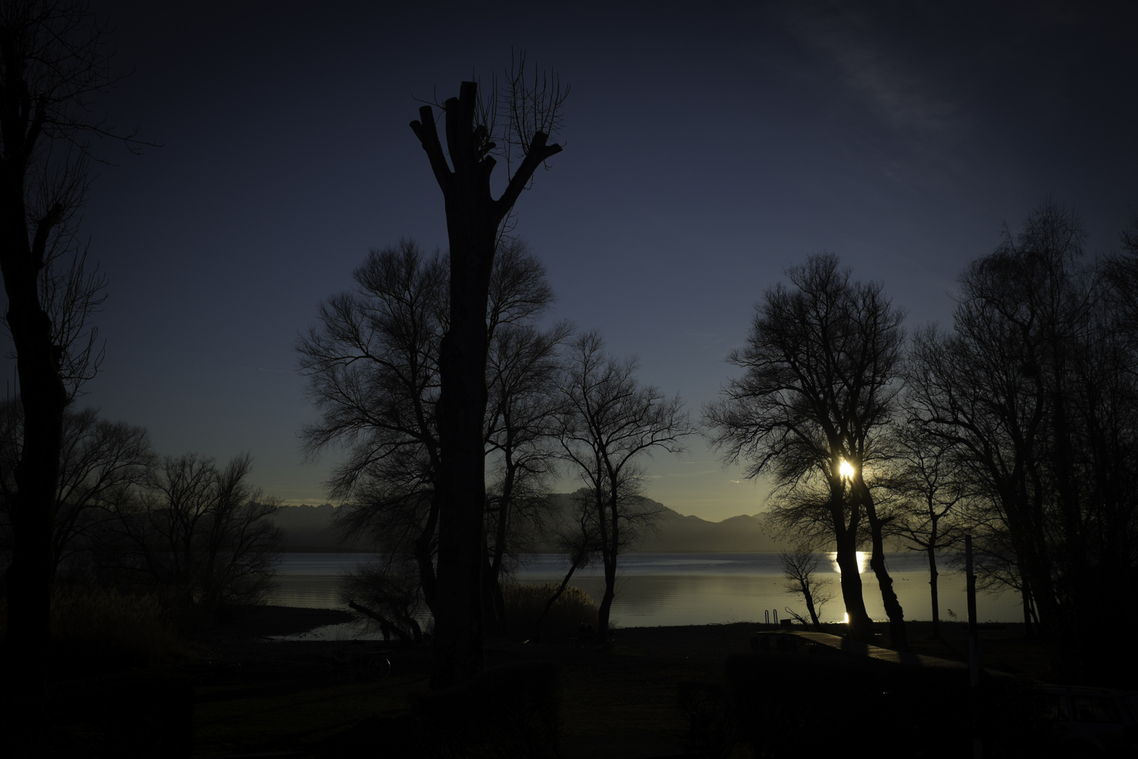 Chiemsee Seehäusl im Winter