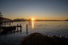 Chiemsee Sonnenuntergang