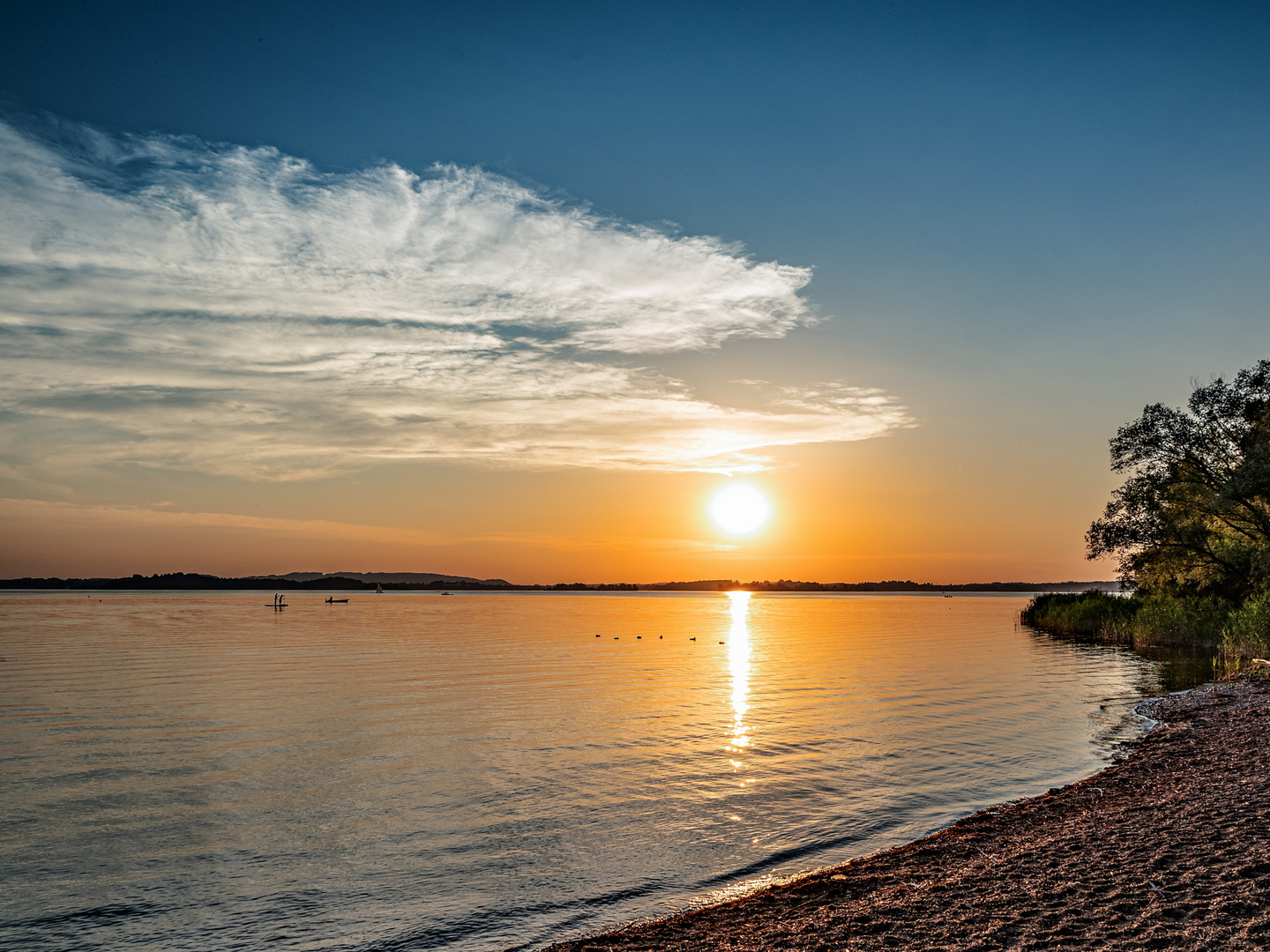 Chiemsee sundowner