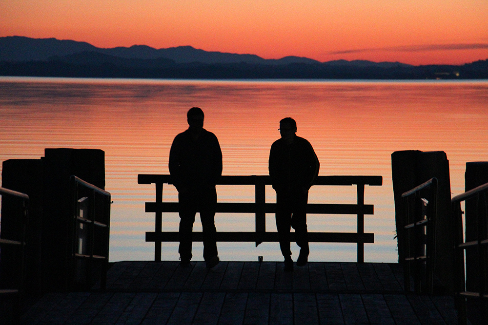 Chiemsee - Two Silhouettes...