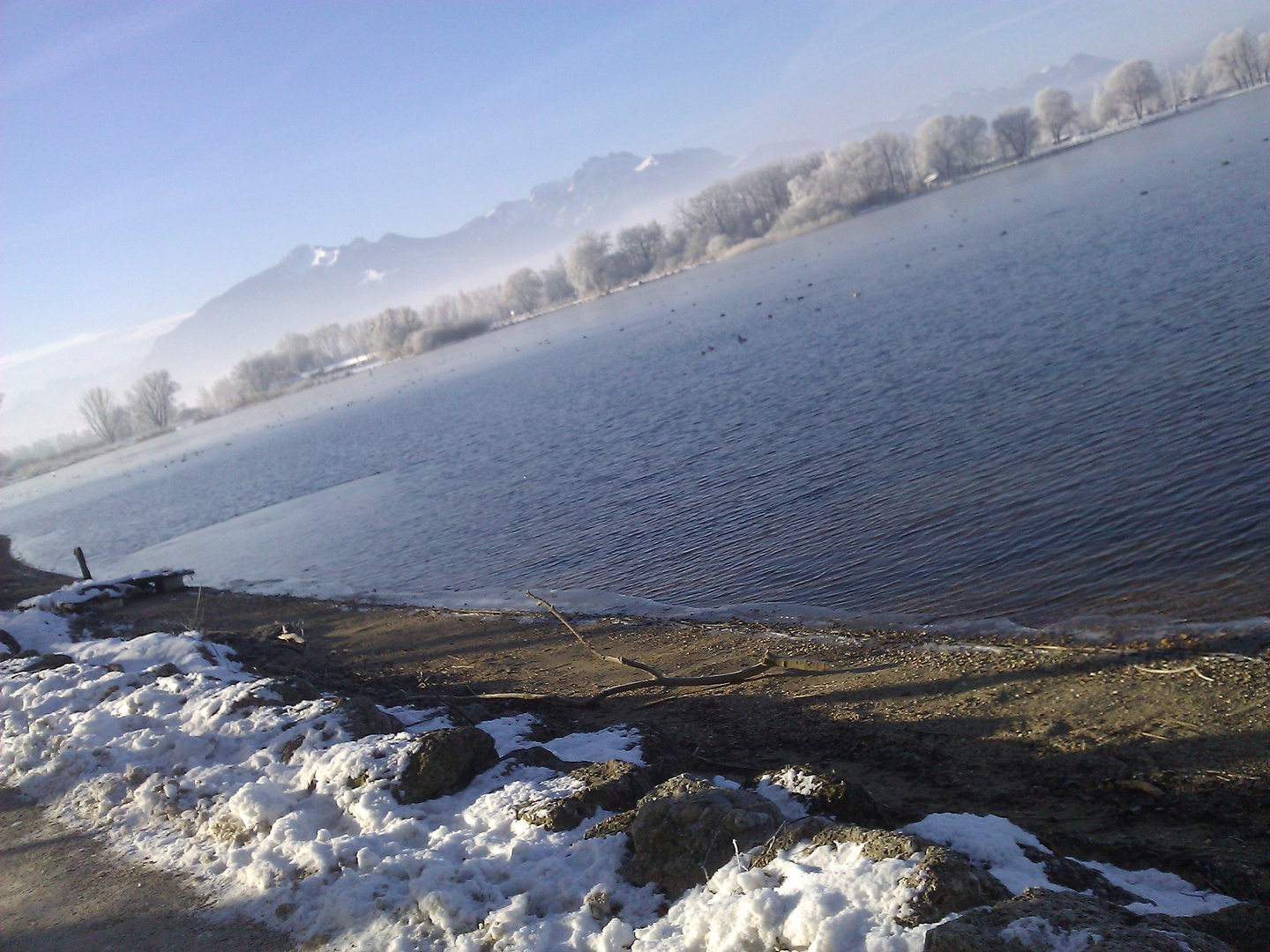 Chiemsee-Übersee Lndschaft im Winter :)