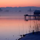 Chiemsee-Ufer im Winter