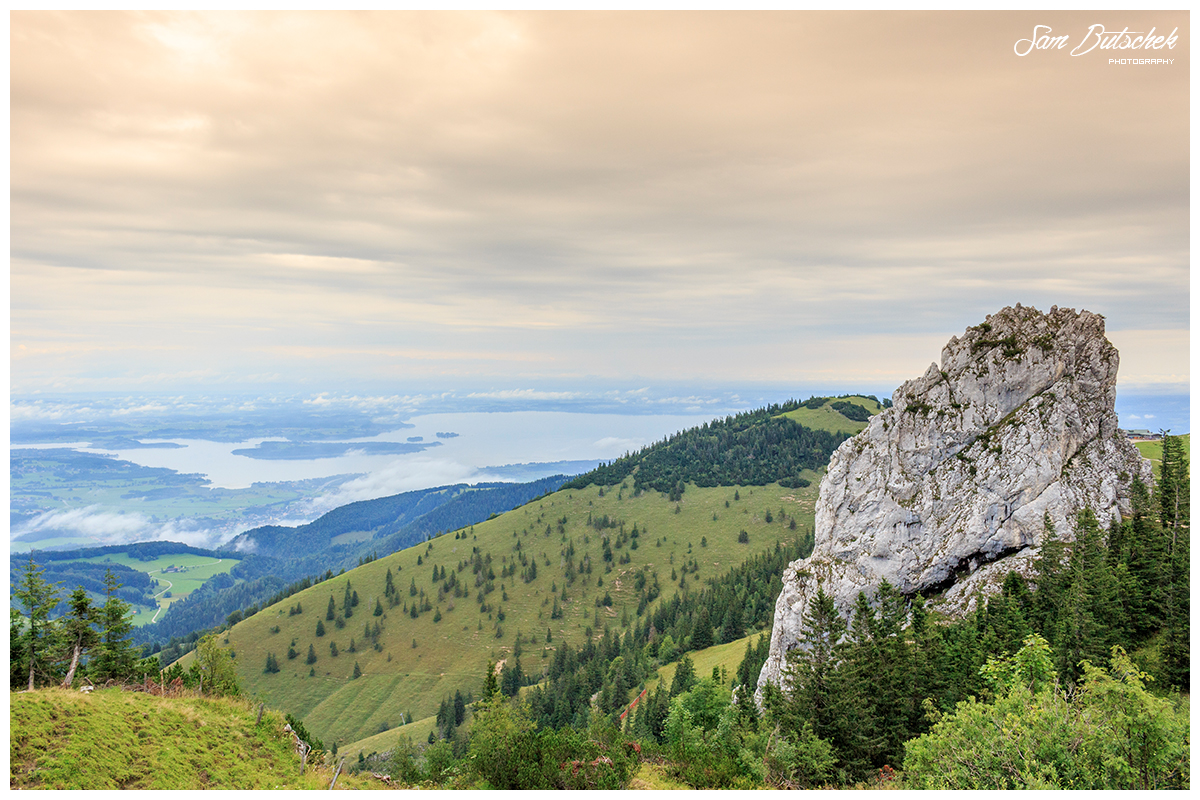 Chiemsee von oben