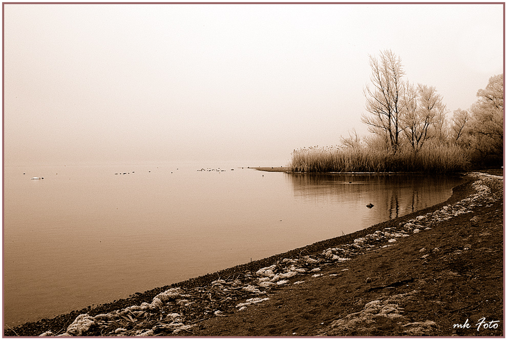 Chiemsee vor der Eiskälte