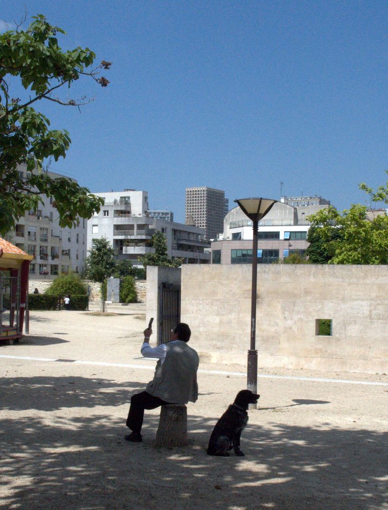 chien avec son maitre