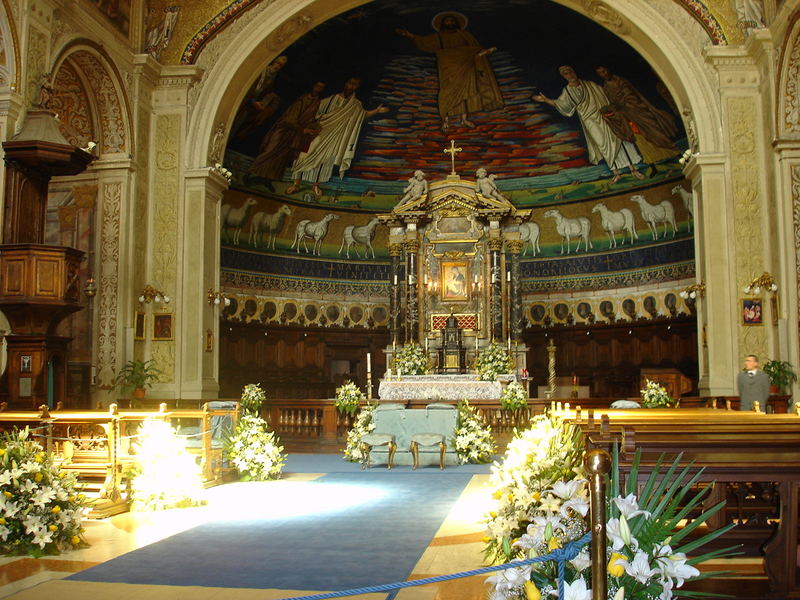 Chiesa dei Santi Cosma e Damiano. Roma.