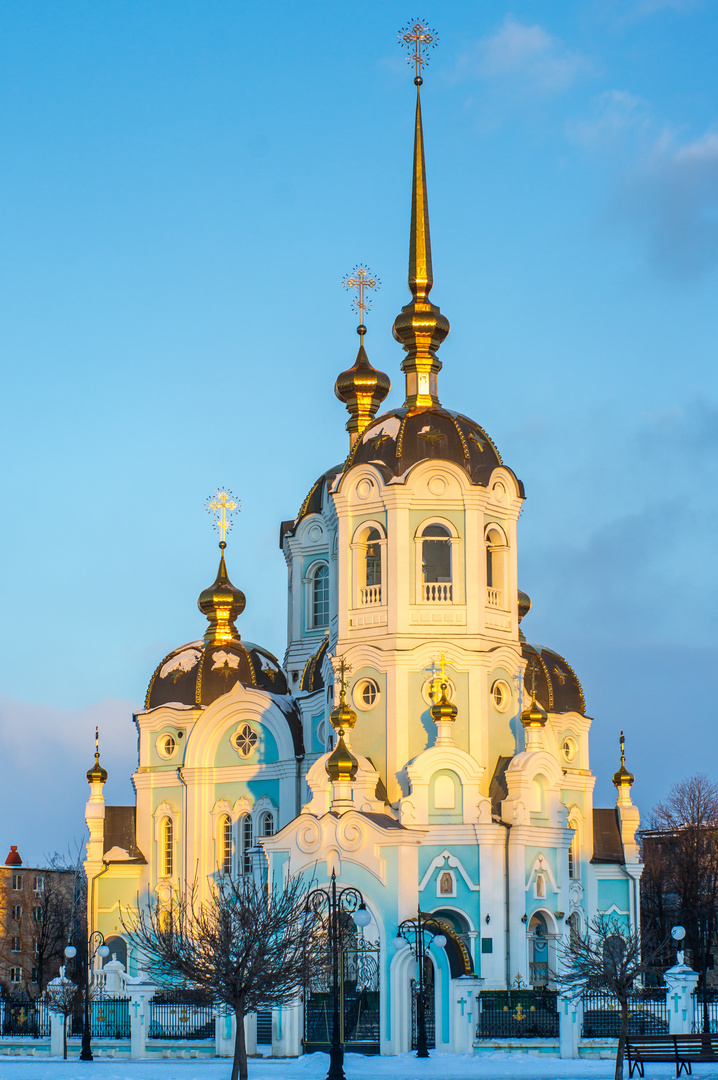 Chiesa ortodossa a Kharkov in Ucraina