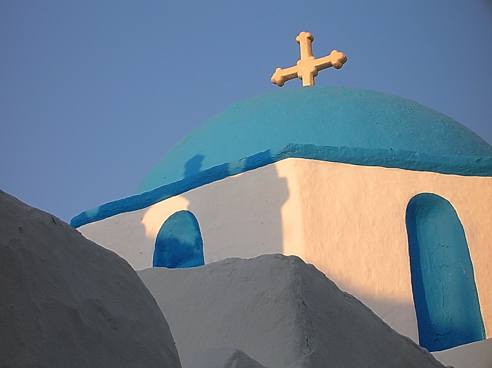 Chiesa ortodossa a Paros nelle Cicladi