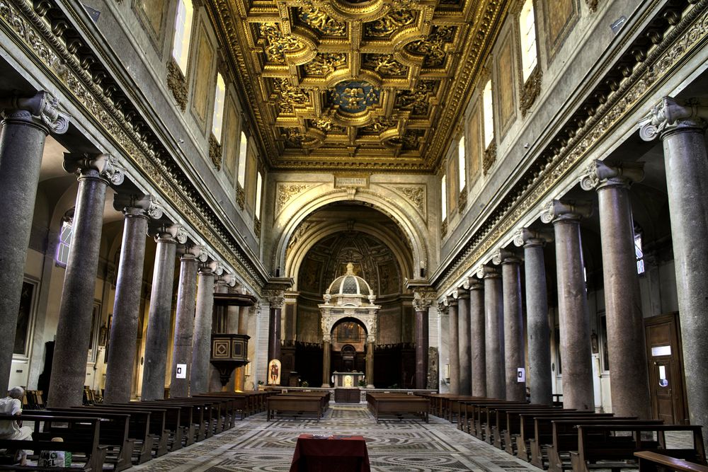 Chiesa san stefano in carcere soffito