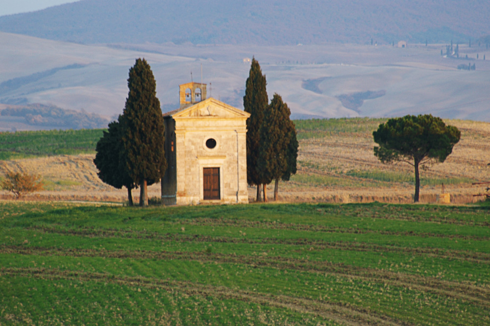 Chiesina di Campagna al tramonto