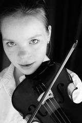 Child 'A' with Violin