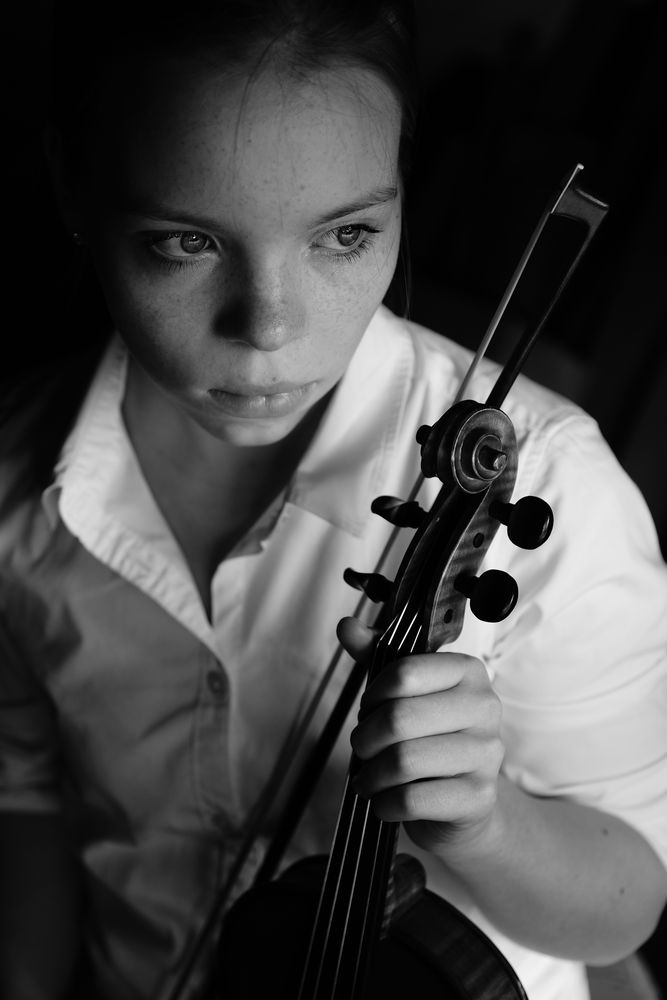 Child 'A' with Violin!