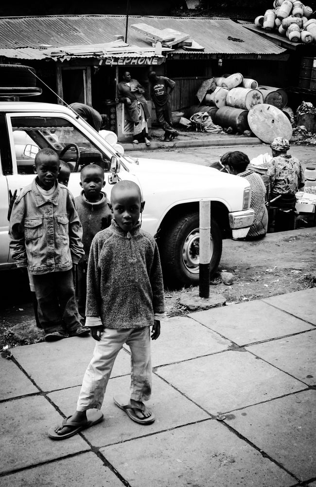 Child in Nairobi on the market