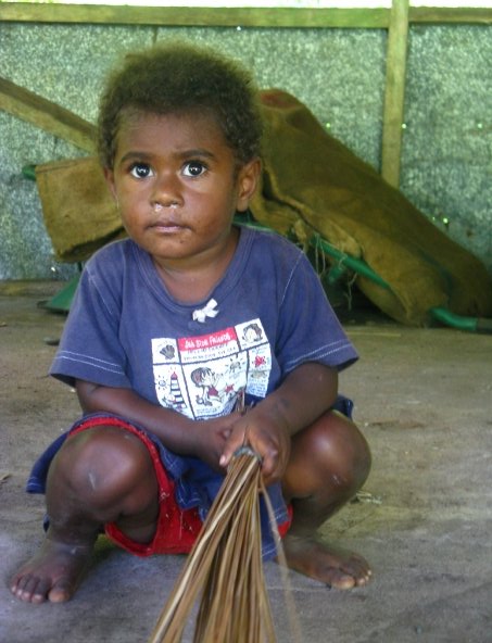 Child in Vanuatu