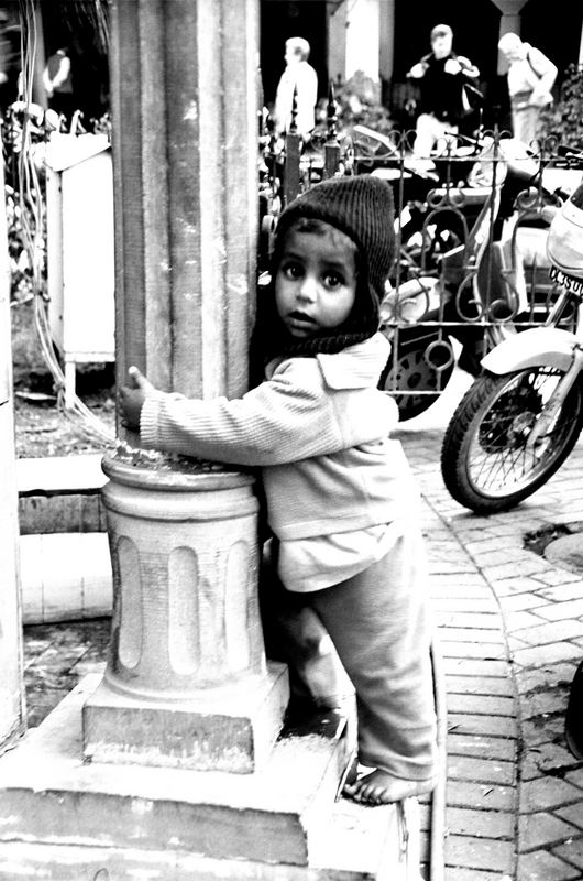 Child waiting someone to love