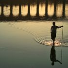 children and bridge