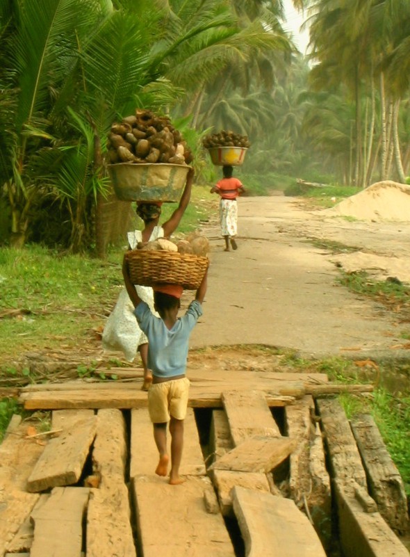 Children from Axim, Ghana, 2003