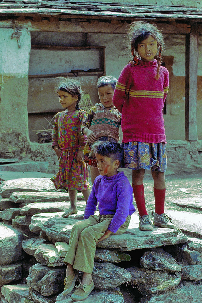 Children in Marpha