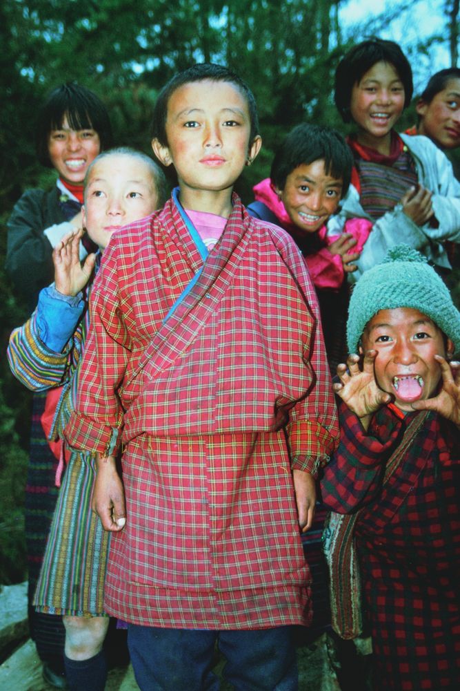 Children in Nga Lhakhang Bumthang