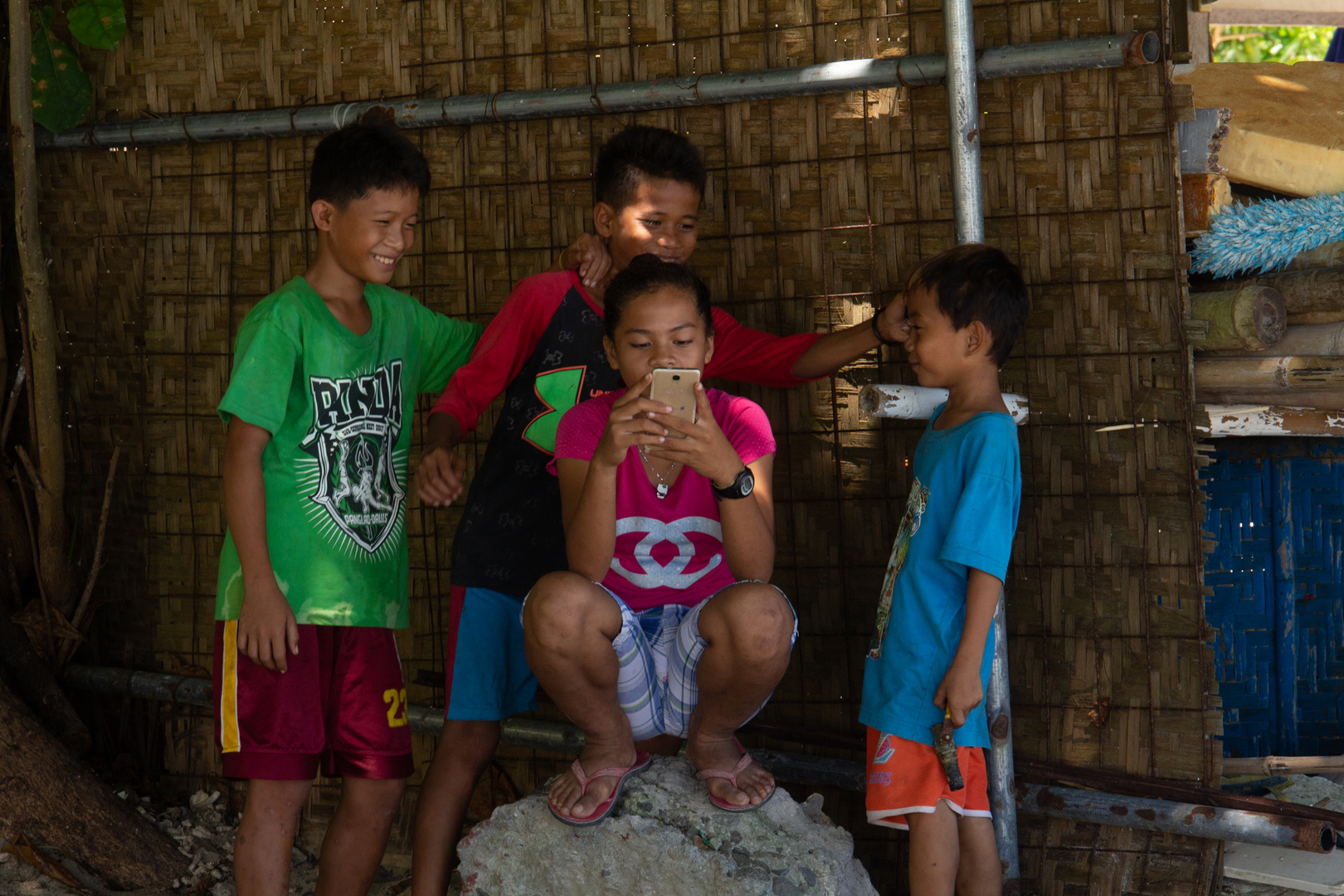 children of Doljo-Beach- Panglao-Bohol