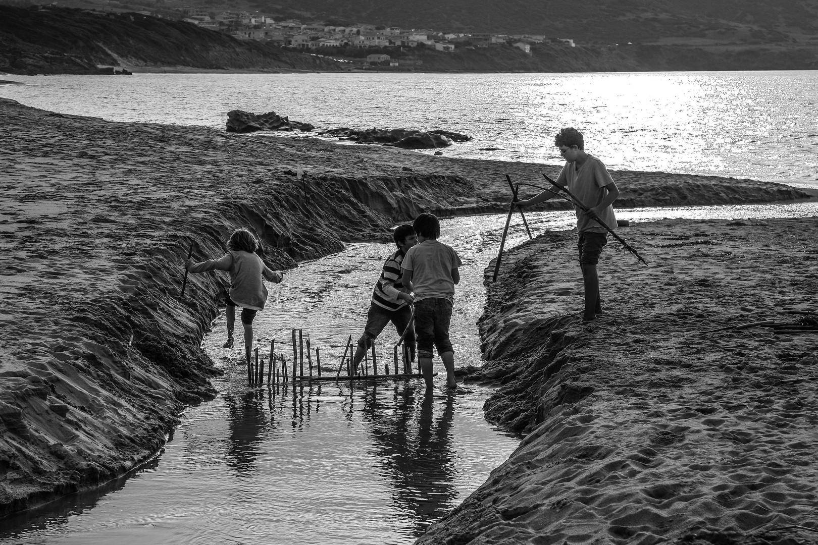 Children playing ...