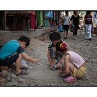 Children playing in a Beijing Hutong