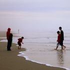 Children Playing on Beach