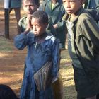 Children with booklets