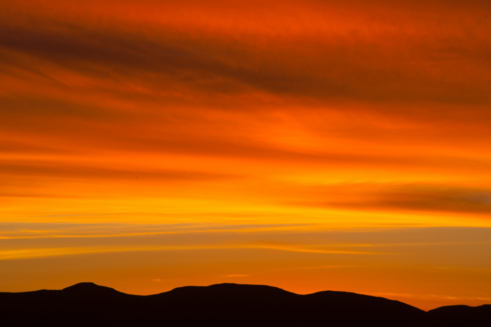 Chile 2014: Altiplano, Sonnenuntergang in Putre