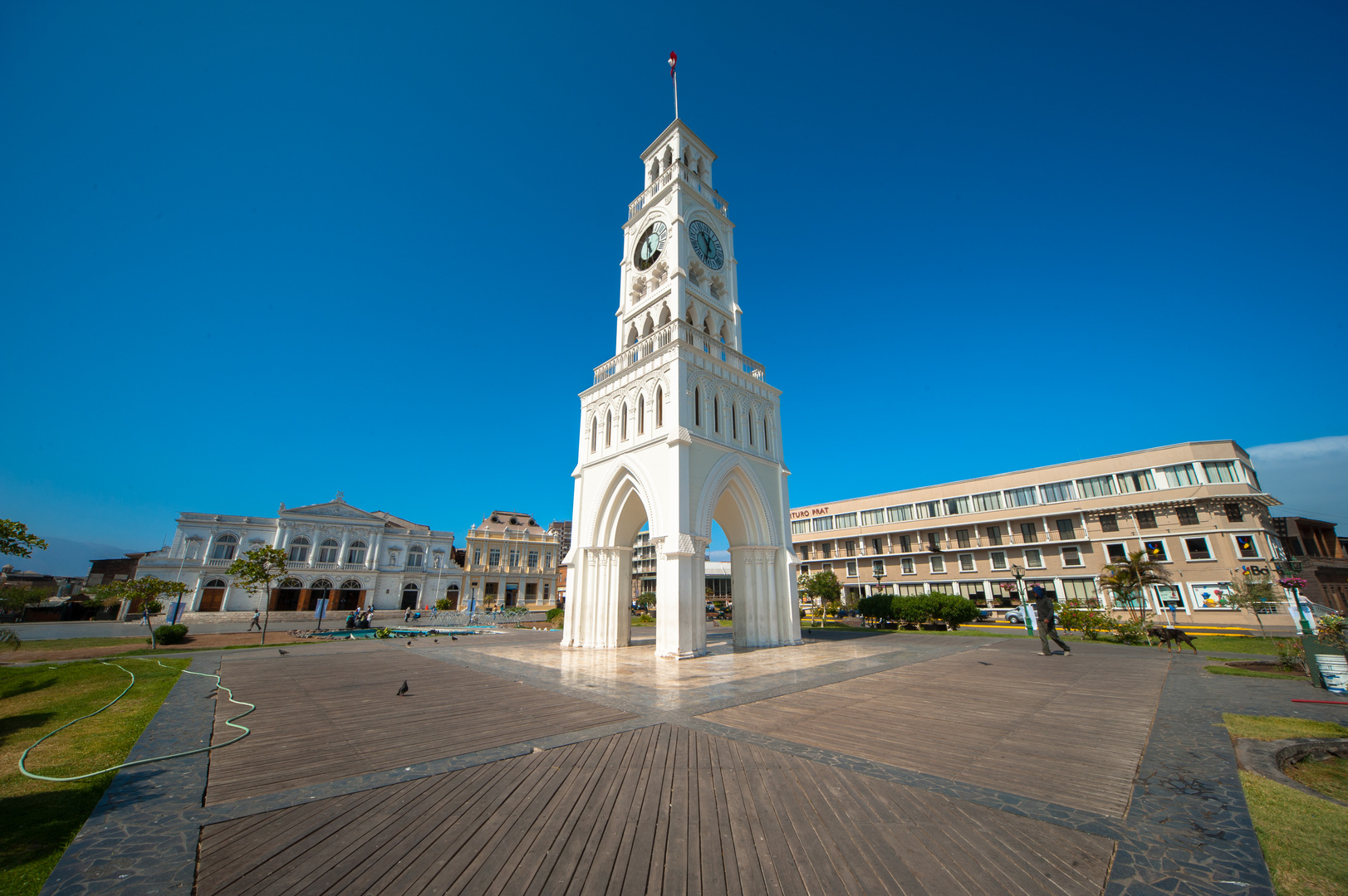 Chile 2014: Iquique Marktplatz und Torre Del Reloj (Uhrenturm)