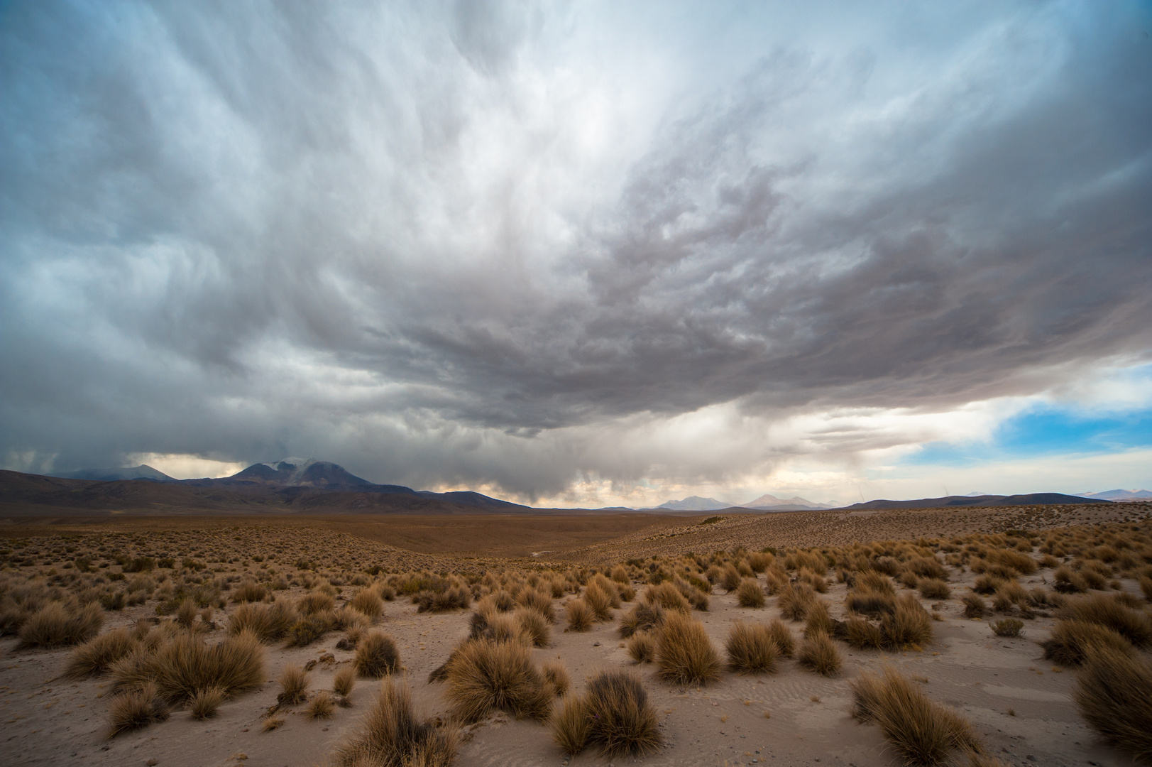 Chile Gewitter auf dem Altiplano