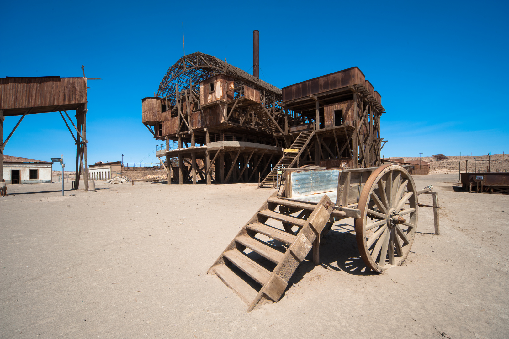 Chile: Oficina Humberstone (Salpetermine)