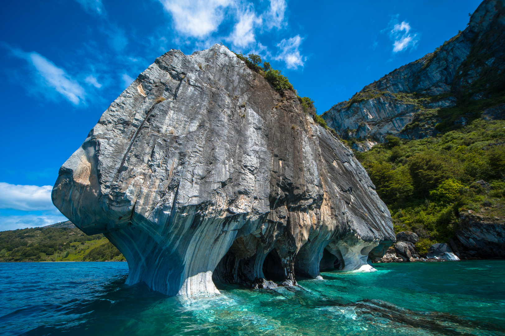 Chile: Patagonien, Lago General Carrera: Catedral de marmol #1