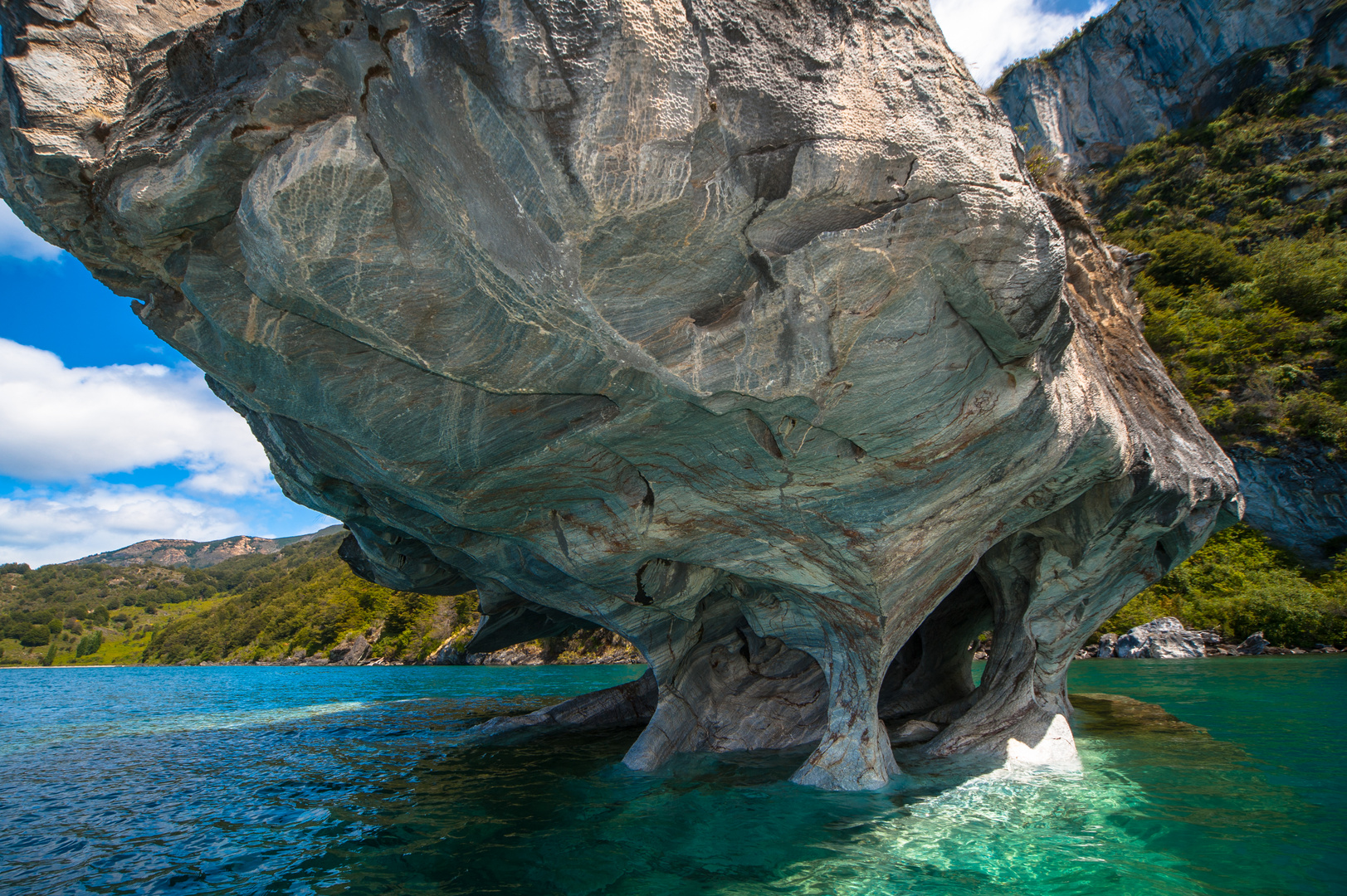 Chile: Patagonien, Lago General Carrera: Catedral de marmol #2