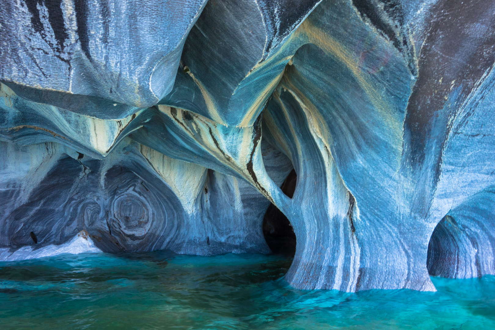 Chile: Patagonien, Lago General Carrera: Catedral de marmol #4