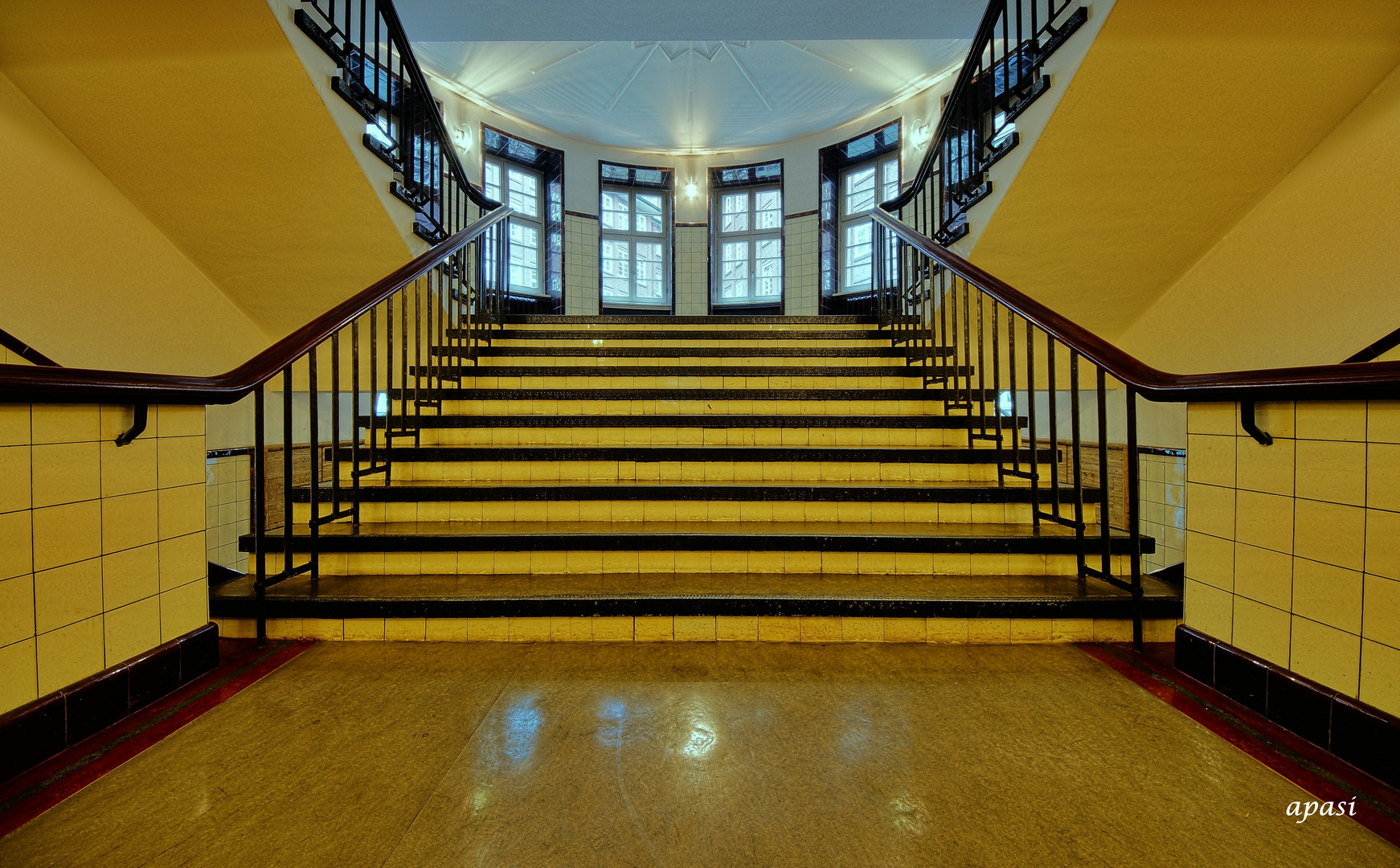Chilehaus - Ein Treppenaufgang