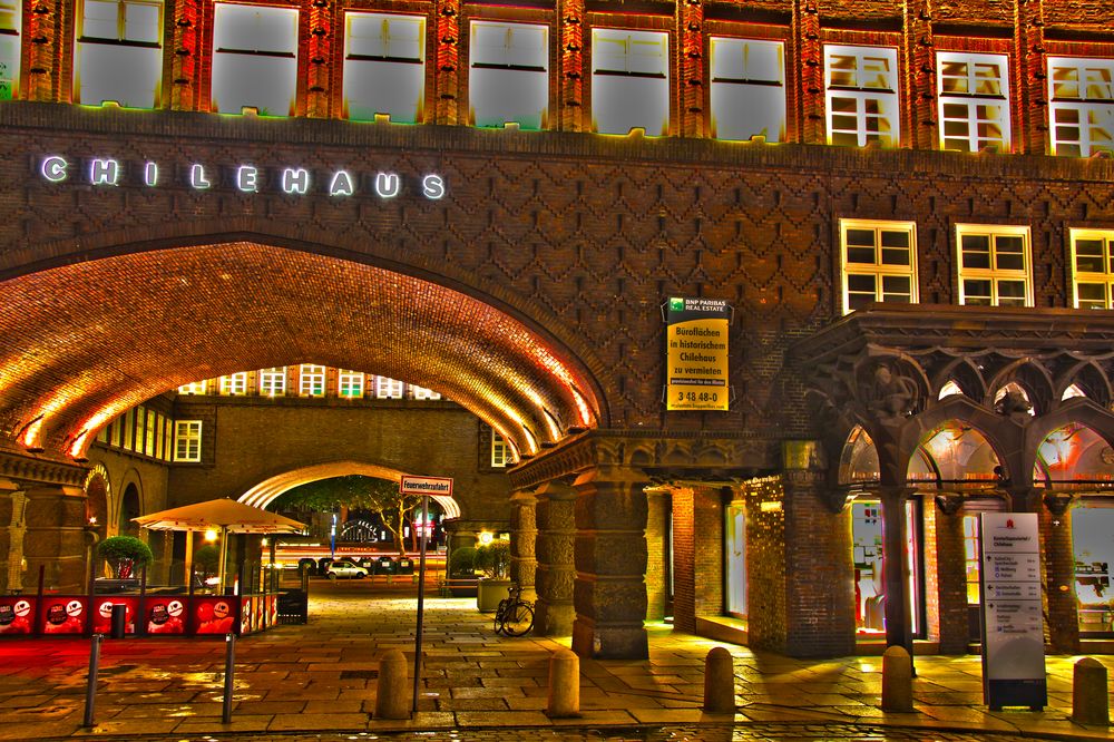 Chilehaus Innenhof HDR