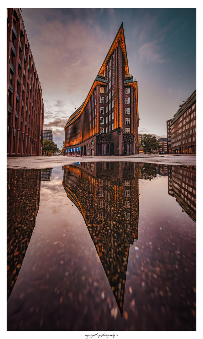 Chilehaus nach einem Regentag.... 