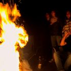 Chillen am abendlichen Lagerfeuer ...