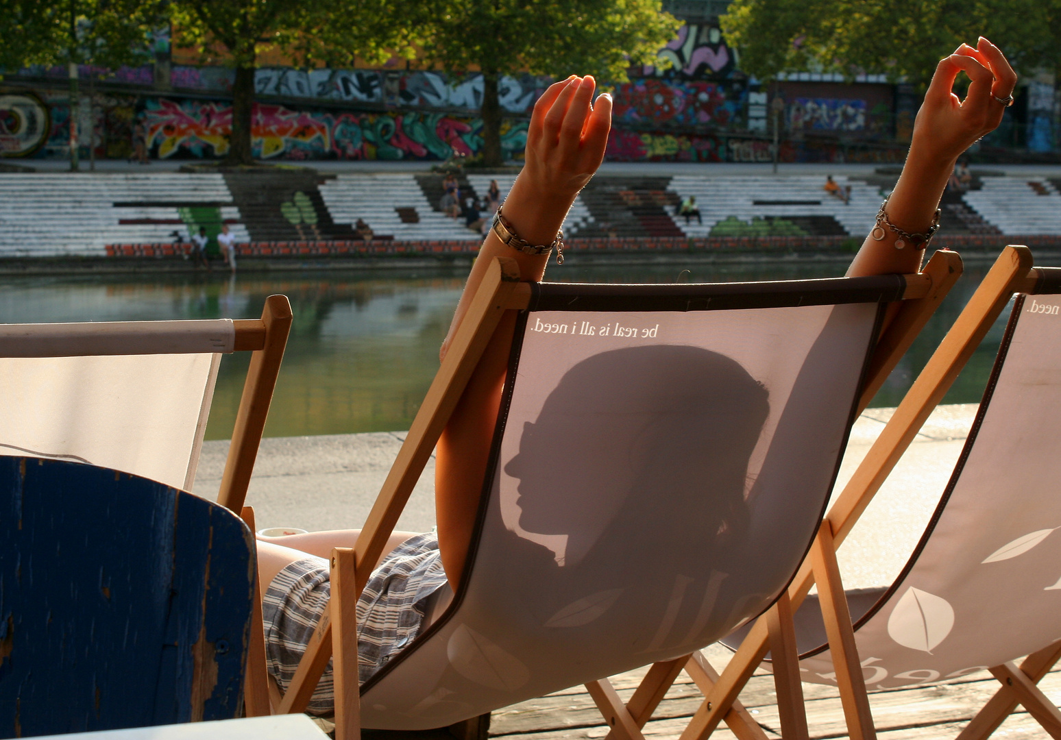 Chillen am Donaukanal