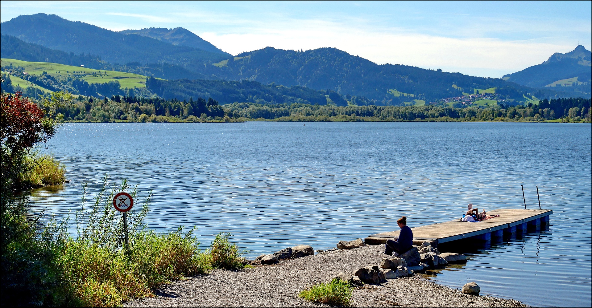 Chillen am See