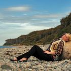 Chillen an der Steilküste der Ostsee