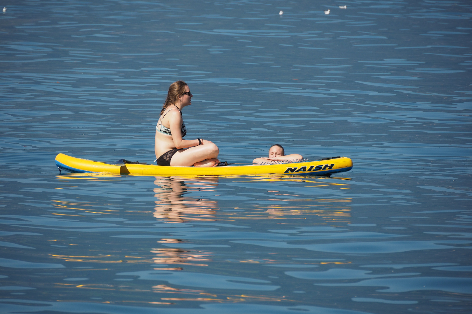 chillen auf dem see